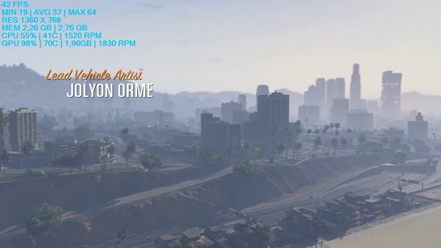 │GTA 5│Maximum Details!│i5-4460s│GTX 660 Ti│