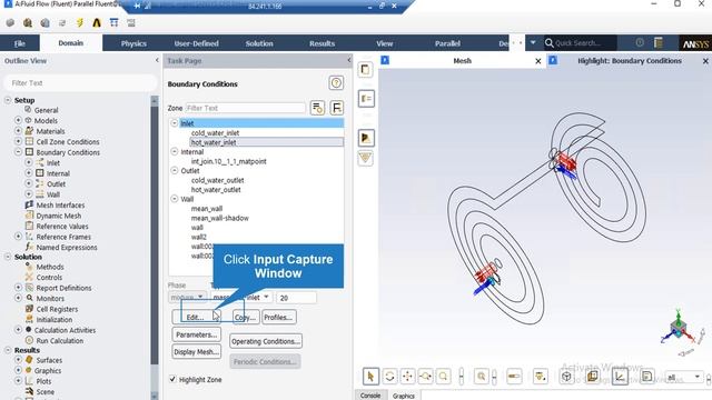 Spiral Heat Exchanger CFD Simulation