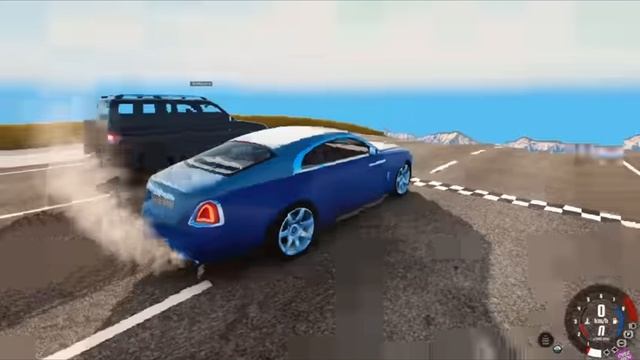 самая огромная рампа в мире! прыжки на выживание в BeamNG.drive