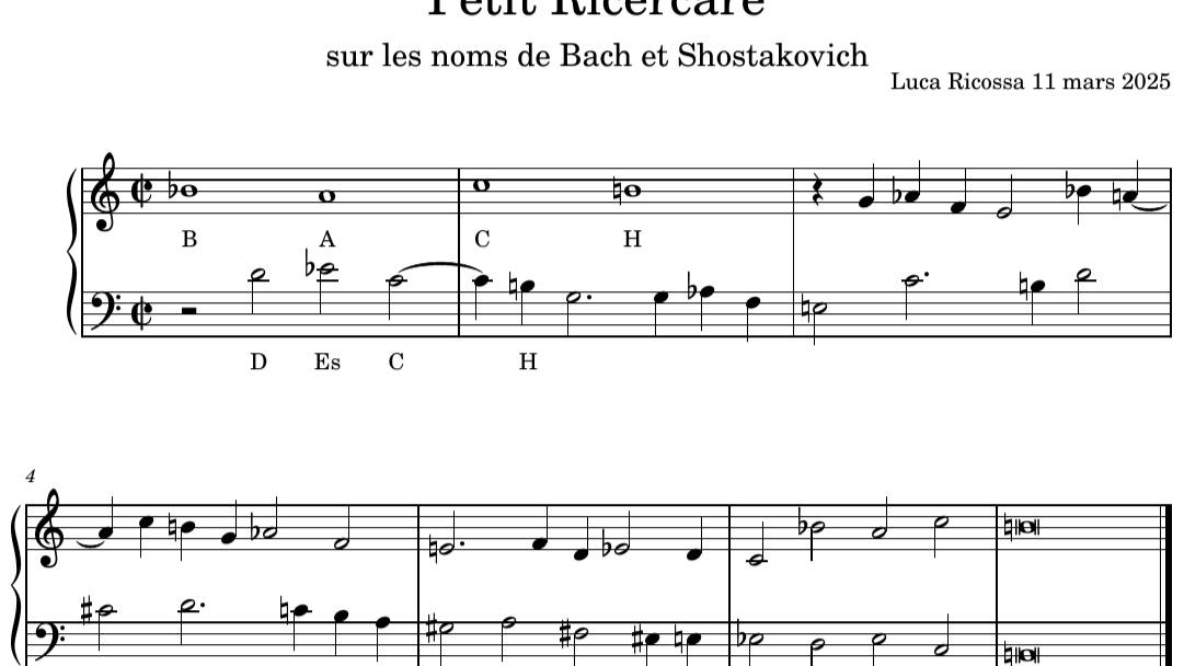 Bach Shostakovich