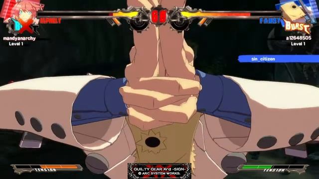 Guilty Gear Xrd  -SIGN-  Dirty move