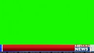 Green Screen Frame Breaking News Lower Third | For CapCut and Kinemaster | Free To Use