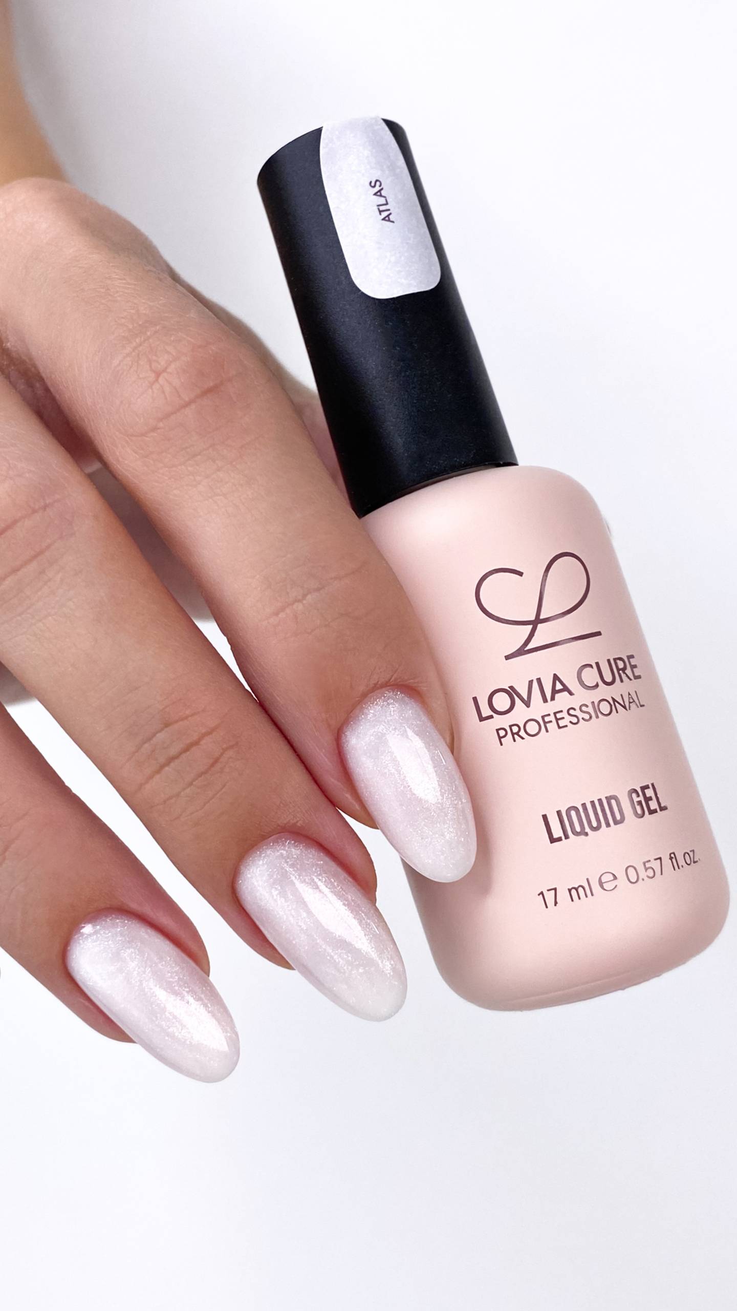 Lovia Cure 4in1 Liquid Gel Wedding Vibe Atlas - Полигель Архитектор с шиммером