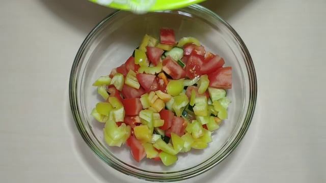 Греческий салат ! Хорьятики салата (Деревенский салат). Салаты без майонеза