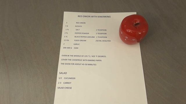 Red onion with kinkinking
