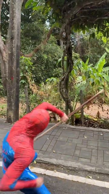Spiderman in Monkey City Part 1#funny