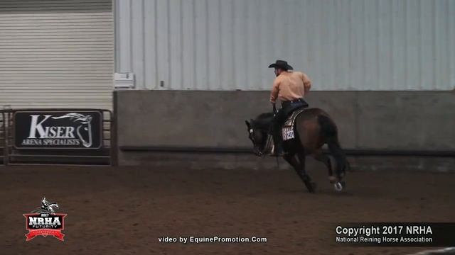 Dealin Star Dust ridden by Nathan Kent  - 2017 NRHA Futurity (NAAC Ltd. Open)