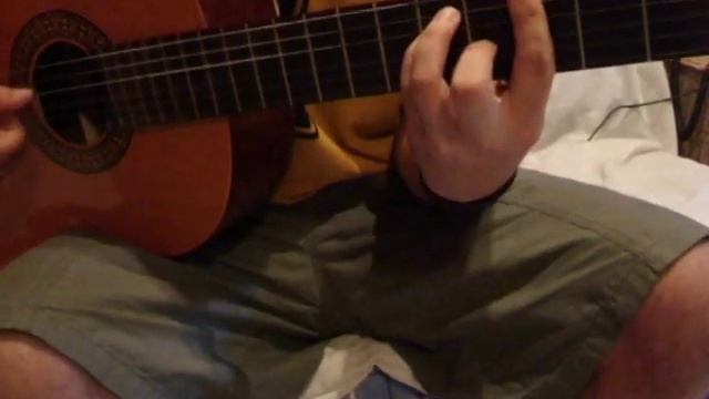 Coming in from the cold guitar cover