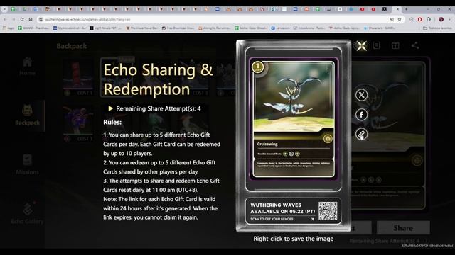 Pega Seu Echo Dourado e Gemas!! | Wuthering Waves Web Evento