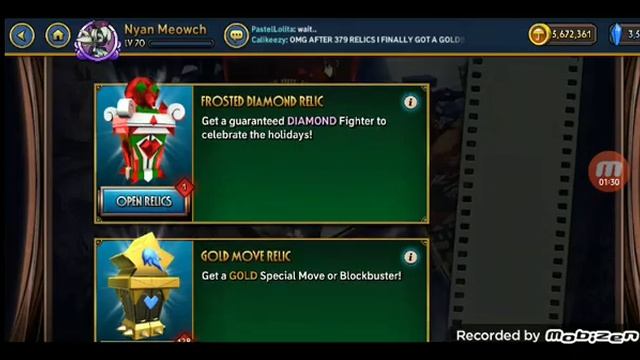 Skullgirls mobile Holiday relic opening 2