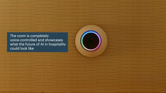 Hotel room of the future leverages AI