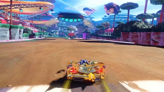 Уделали всех вместе с командой, 1 место. Team Sonic Racing 2019