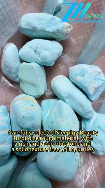 250310-3 Carefully selected Sleeping Beauty turquoise rough material