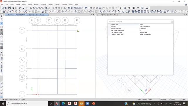 ETABS Tutorials 2: Design of G+3 Bungalow by ETABS software in Hindi & English by  Indrajeet Jain
