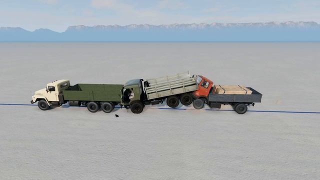 🎮🧨💣BeamNG.drive 0.34 #crash-test #краш-тест #автосимулятор #Таз #УАЗ #Нива #Икарус #МАЗ #КАМАЗ