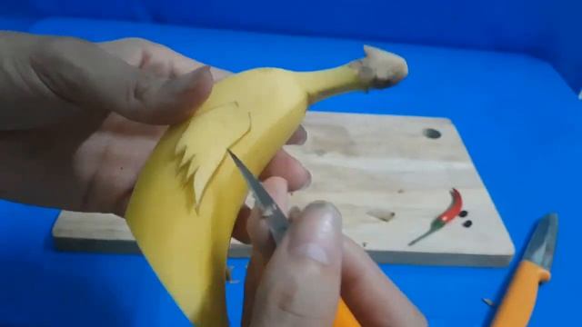 How to make a Duck with a banana? Banana Duck | Fruit carving