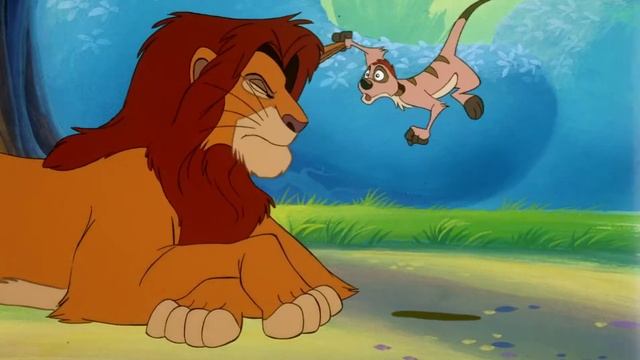 Lion kings Timon and pumba training simba 3