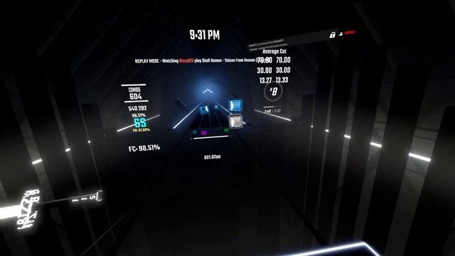 Beat Saber | Bizzy825 | Skull Demon - Voices From Heaven [Ex+] FC (SS #1) | SS 97.80% 702.07PP