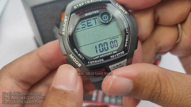 DIGITEC DS 3108T : JAM DIGITEC STEPTRACKER MIRIP CASIO TERBARU (2022)