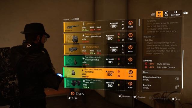 The Division 2 "WEEKLY CASSIE MENDOZA RESET" January 29th "MUST BUYS"