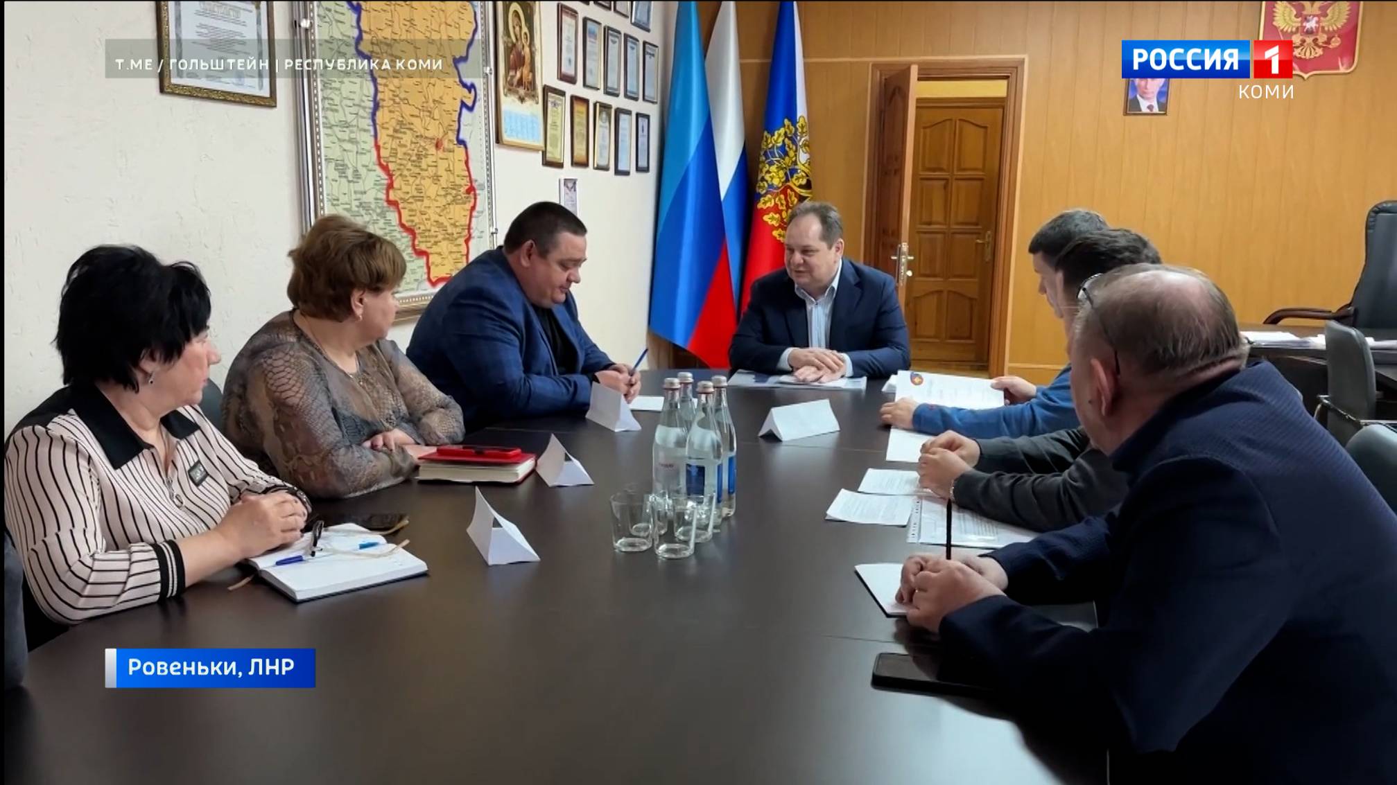 Ростислав Гольдштейн с двухневным визитом побывал в городе Ровеньки Луганской народной Республики