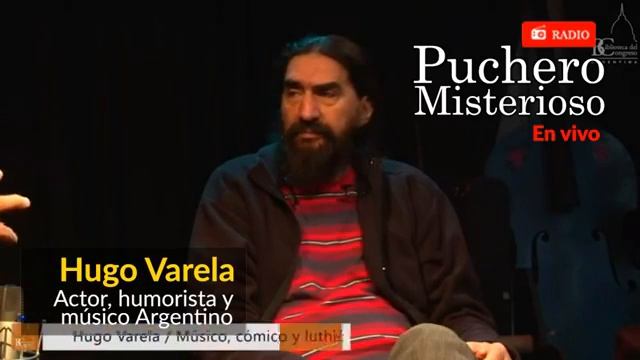 Entrevista a Hugo Varela, En puchero Misterioso por Lux Radio