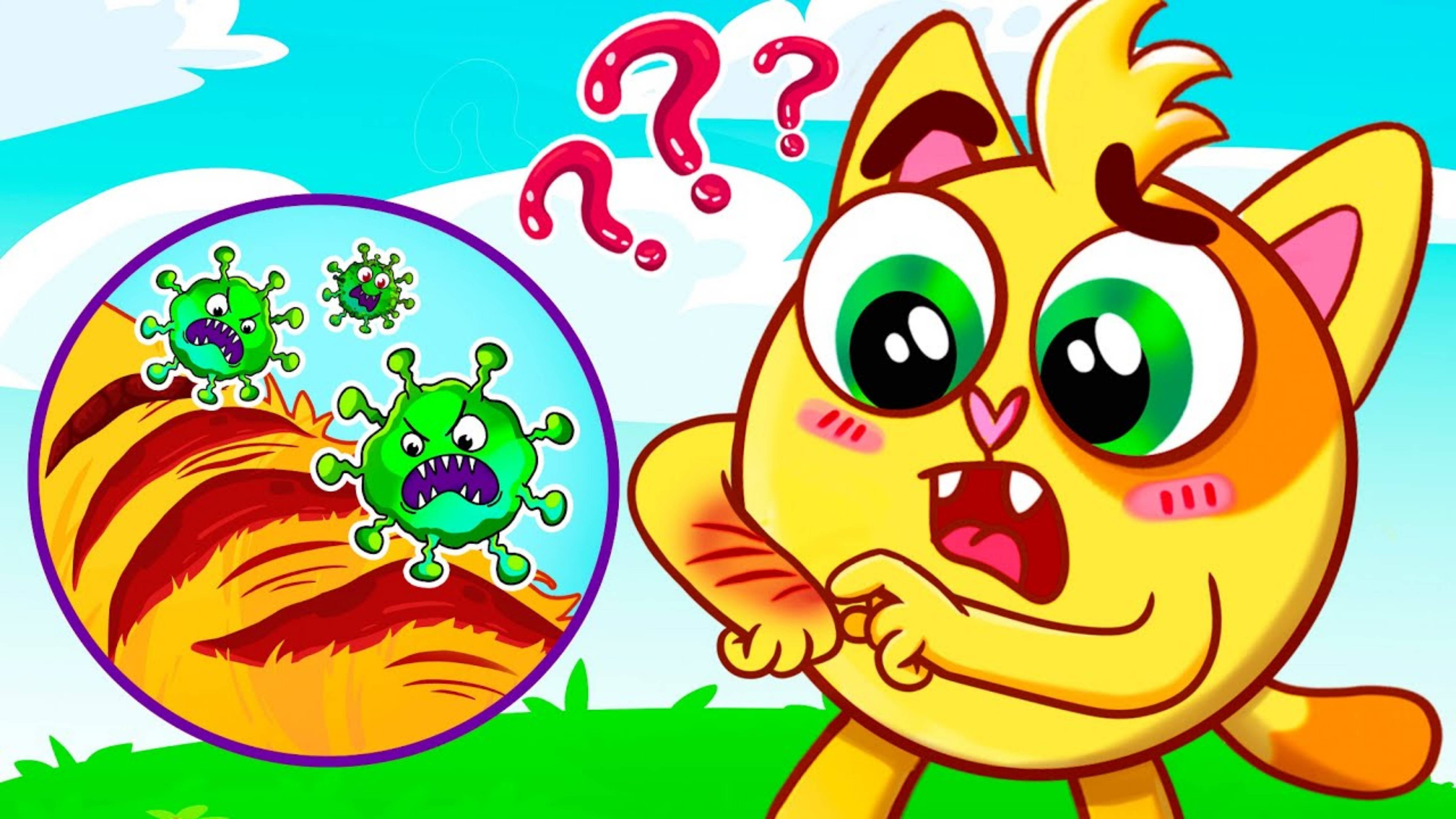 Baby Zoo | Песни для малышей на английском | Откуда берутся царапины?