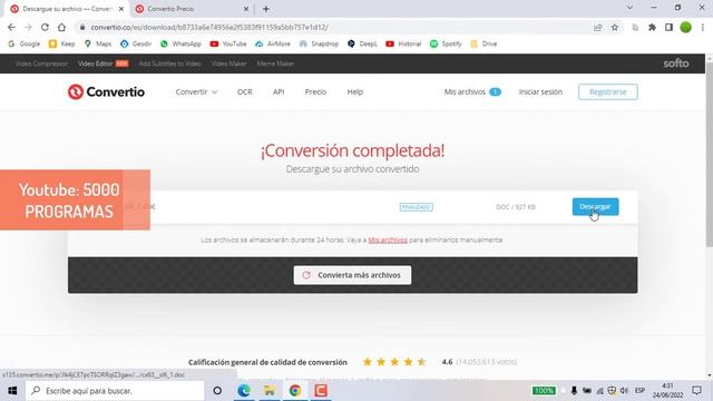 CONVERTIR archivos PDF a WORD ONLINE (EDITABLE)