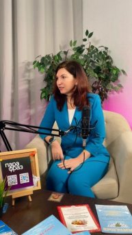 Как записывали подкаст Людмила Романовская и Оксана Кондрашина