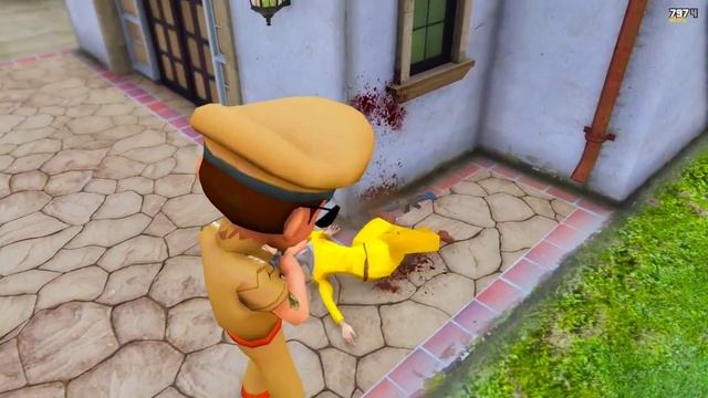 Little Singham Hide And Seek Playing with Evil Nun, Granny, Kaal In Gta 5