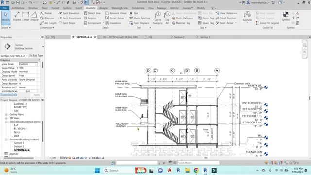 Section and Callout Details in Revit BIM | Advanced Detail in Revit