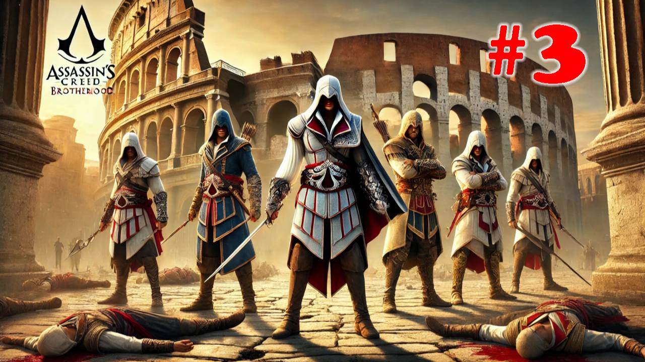Assassin's Creed Brotherhood ➤ прохождение №3 | Помог Ворам | Помог Куртизанкам | Перестроил Здания