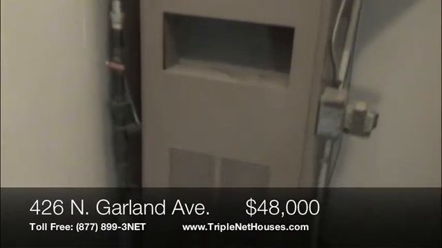 Buy this corporate leased house: 426 N Garland Ave. $48,000