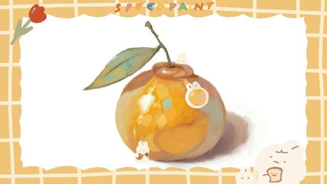 Tangerine | Procreate speedpaint  ◡̈♡꒱ .ᐟ