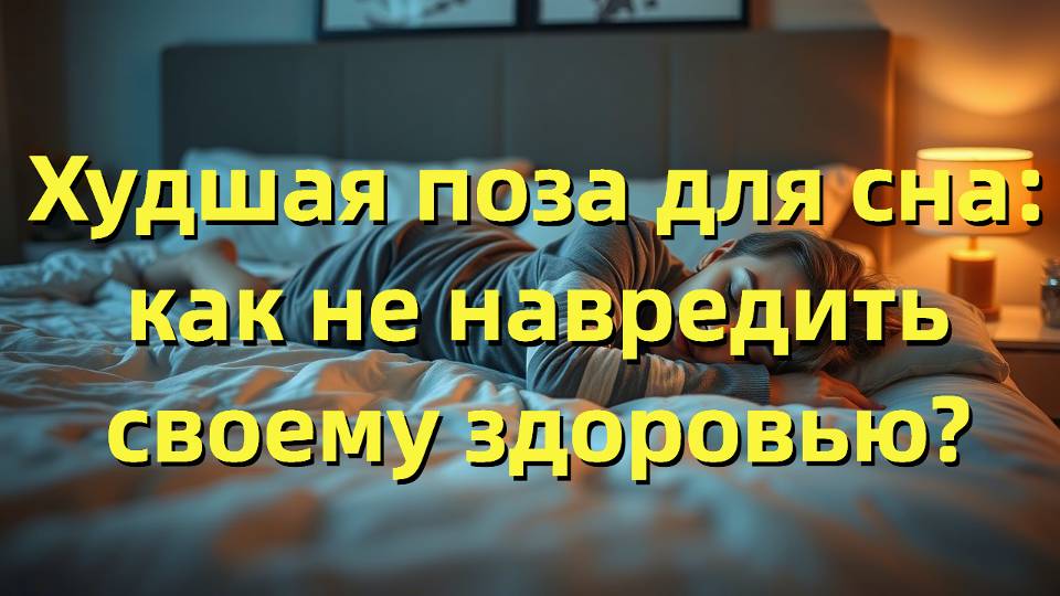 Сон на животе: почему это худшая поза для сна и как правильно спать для здоровья позвоночника и ЖКТ