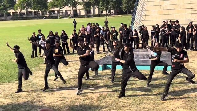 Punjabi group dance in NCU college