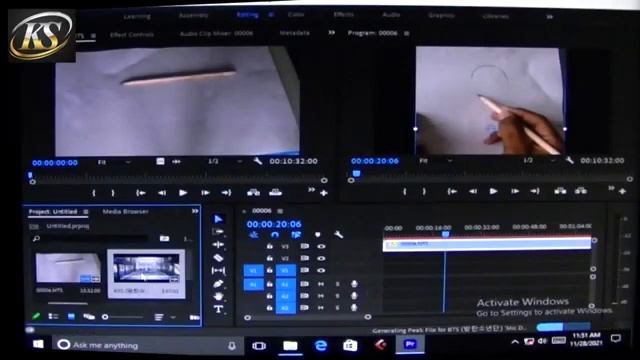 how to use premiere pro lesson 1 Kiran sisters 😍😍