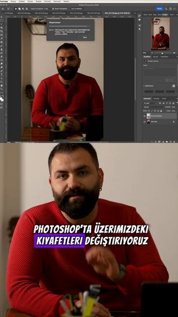 YAPAY ZEKA İLE KIYAFET DEĞİŞTİRME #yapayzeka #adobe #premierepro