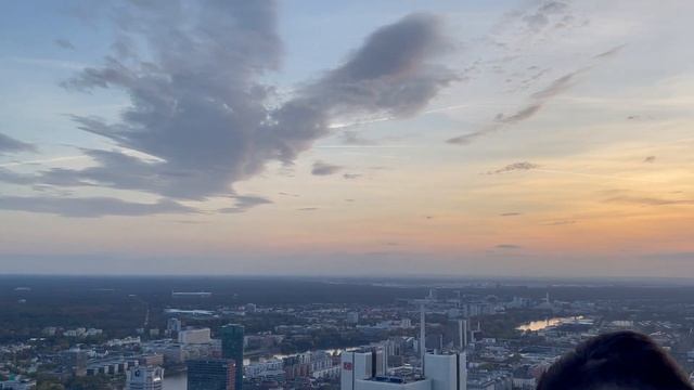 Skyline Frankfurt From The Main Tower