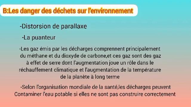 danger des déchets sur la santé et l'environnement - groupe 3 - 3APIC11