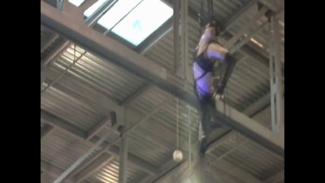 Воздушная гимнастка Любовь Соколова номер "Cat woman" (артистка компании "Росгосцирк")