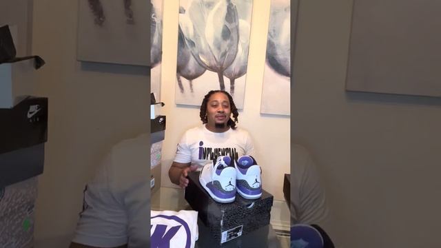 Dark Iris Jordan 3 (early release) Vs Concord Jordan 5  🎥😱