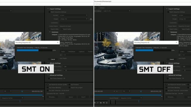 Ryzen 5 3600 | Render on Premiere Pro