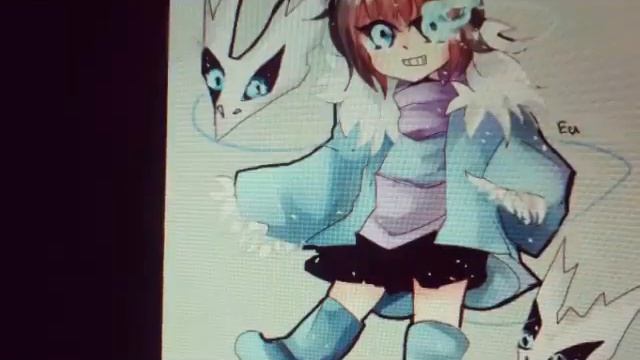 Sans and frisk😃😃😃😃