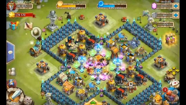 Битва Замков #2 / Роллинг героев на 10000 самоцветов / Castle Clash