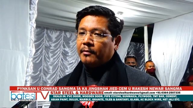 PYNKSAN U CONRAD SANGMA ÏA KA JINGSHAH JIED CEM U RAKESH NEWAR SANGMA