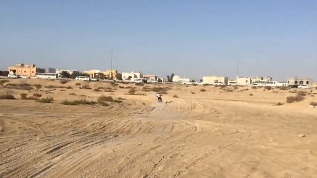 Eugenio riding at Hessa street March 2016 - Dubai Motocross