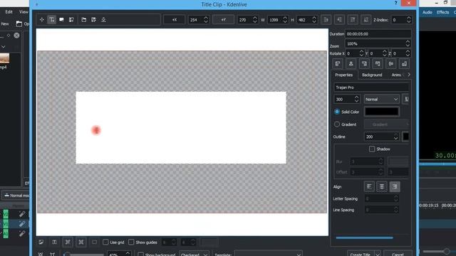 Transparent Text Effects   |#Kdenlive