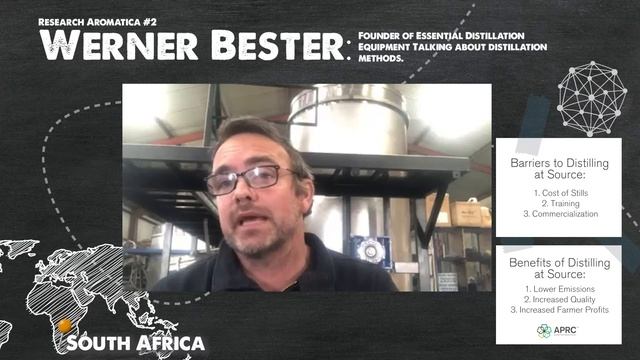 #2 Innovations in Distillation of Essential Oils. By: Werner Bester