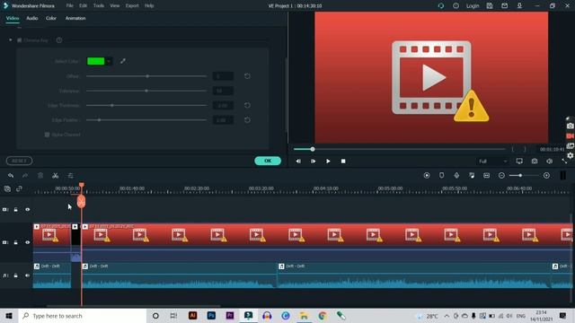 Using Chroma key & Editing Audio in Filmora X | Filmora X basics | Editing Network | SDJ